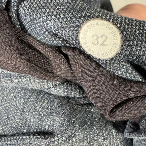 Lululemon Pants Mens 32x27 Blue ABC Slim Fit 5 Pocket‎ Tech Canvas